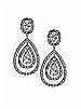 CZ Nested Drop Earrings