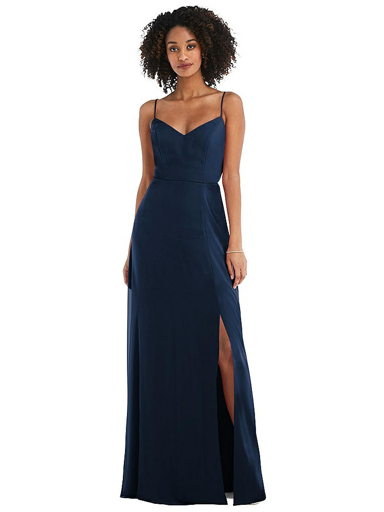 Shop After Six Tie-back Cutout Maxi Dress With Front Slit