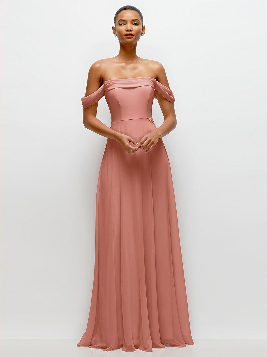 designer bridesmaid dresses uk EBONY Beaded Corset Satin Fitted Gown main image 1