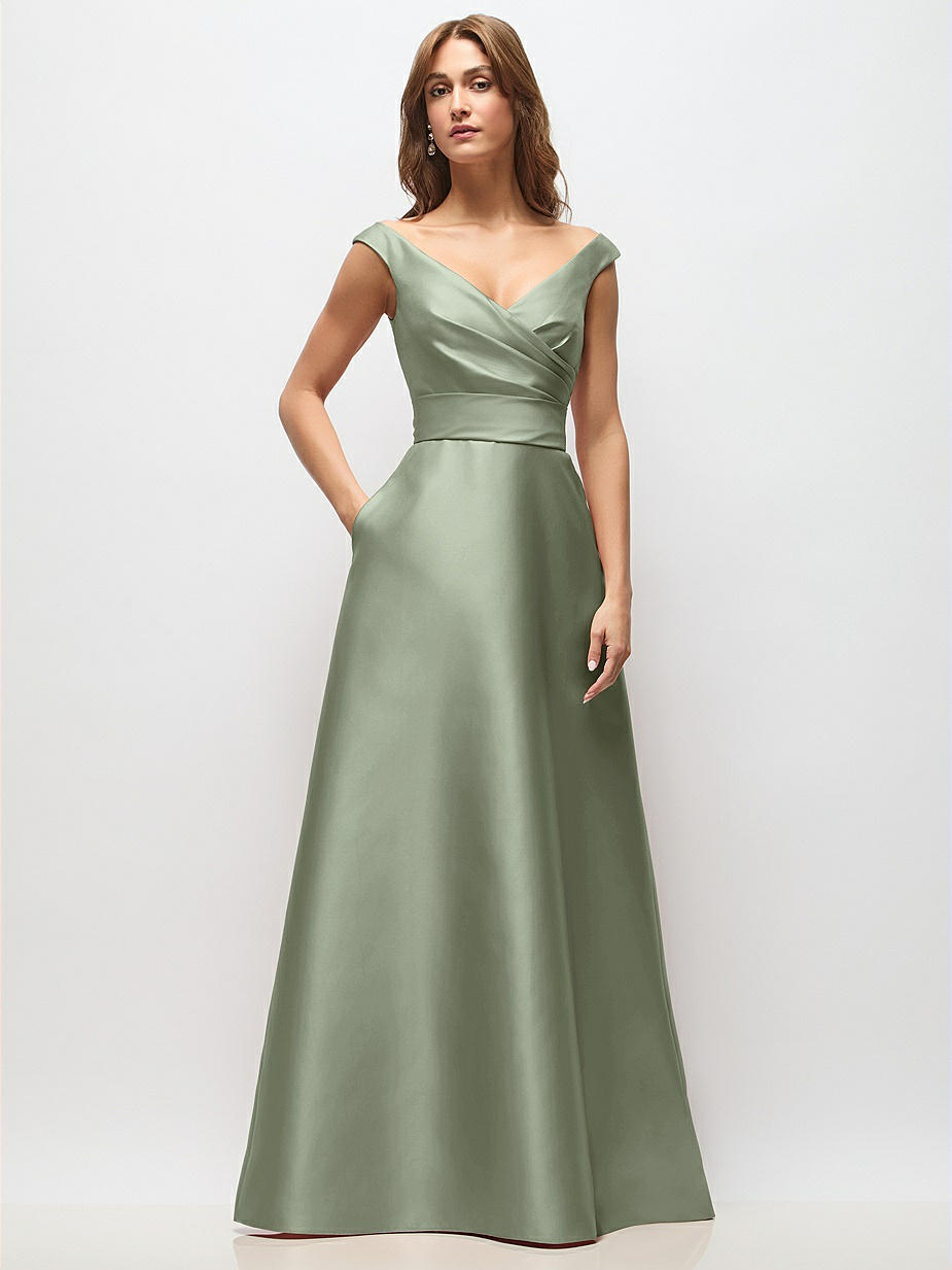 Sage A-Line Bridesmaid Dresses