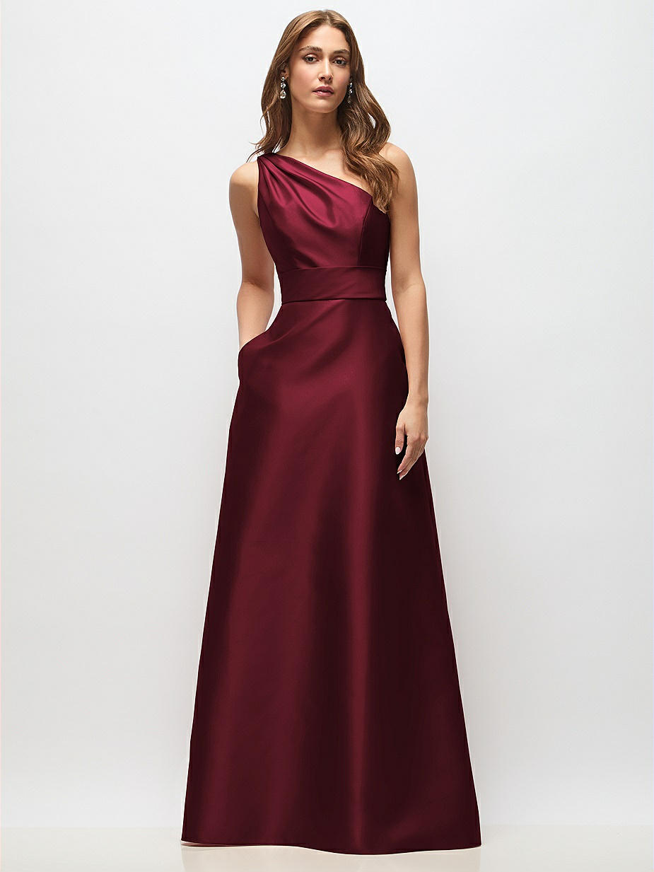 Red Sash Bridesmaid Dresses Red Sash Bridesmaid Dresses