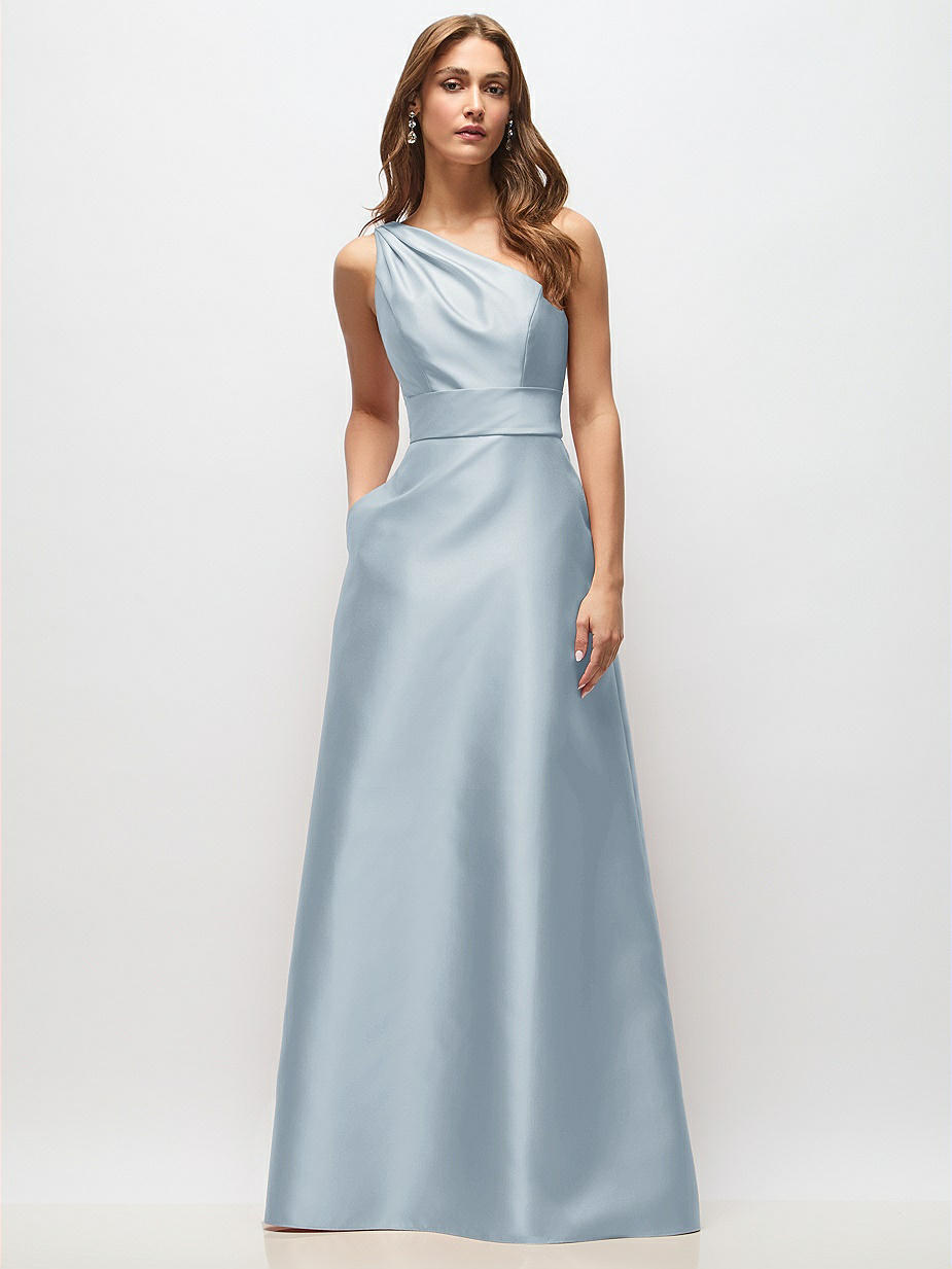 Mist One Shoulder Bridesmaid Dresses Mist One Shoulder Bridesmaid Dresses