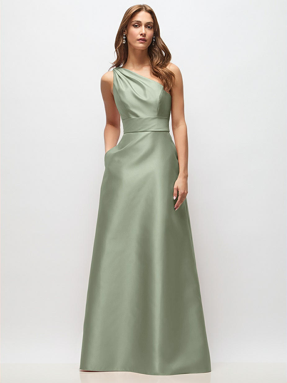 green emerald velvet dress Wedtrend Women Sage Green Prom Dress with Slit A Line Halter Corset Long Satin Convertible Wedding Guest Dress Dress with Keyhole, Sage Green / US18W