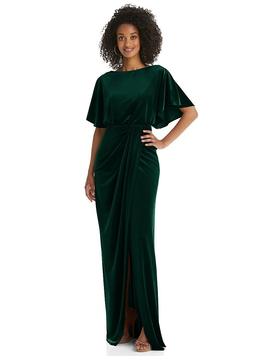 dessy velvet bridesmaid dresses Dessy Collection 3146BRD main image 0