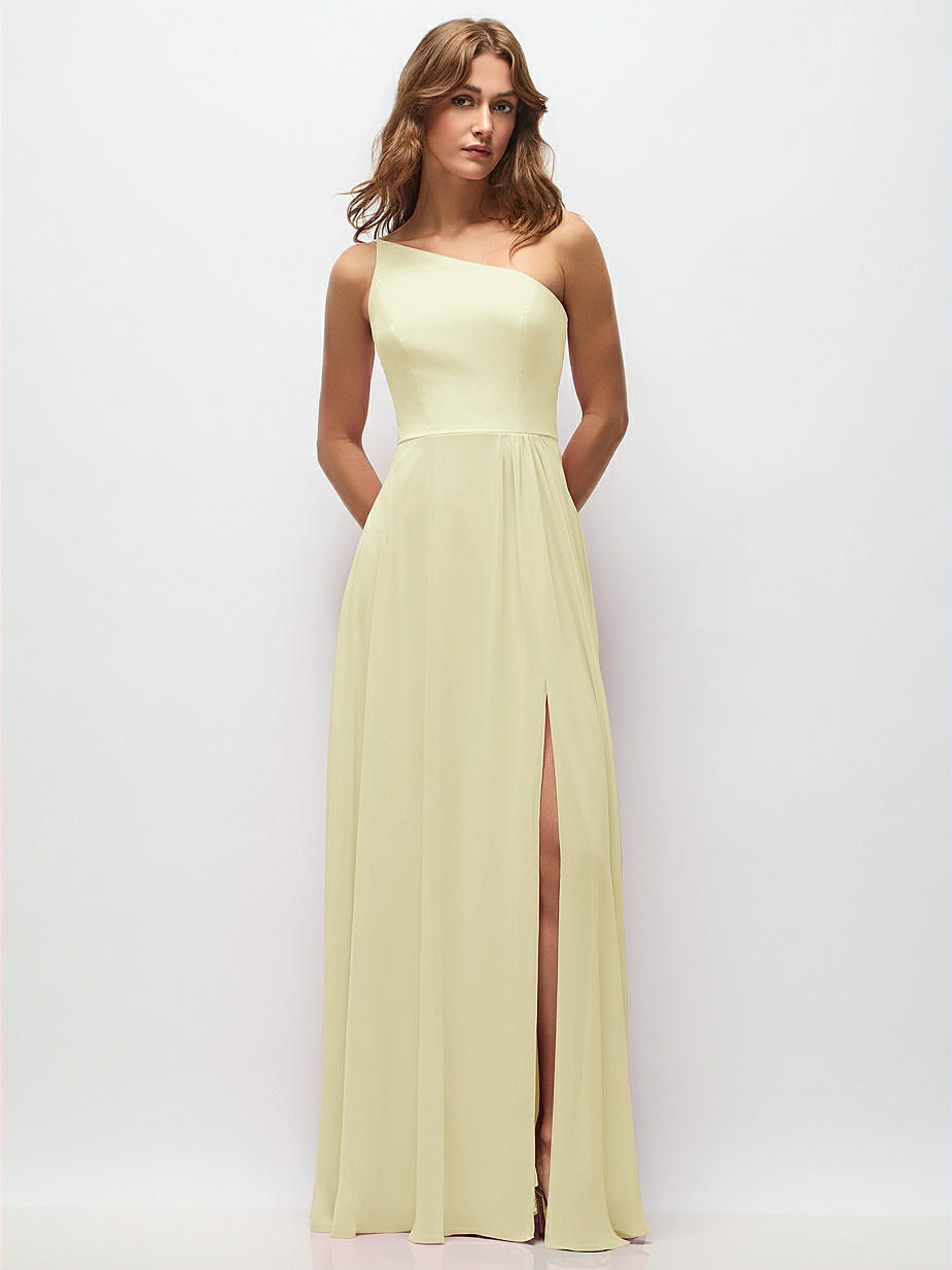sachin and babi light blue dress J.Crew Silk Chiffon Butter Yellow Dress 10 Bridesmaid Cocktail Romantic  cottage main image 1