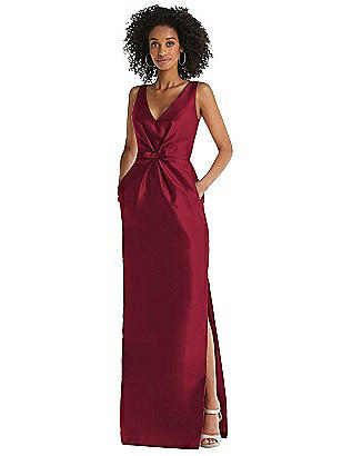 macy's wine color dress