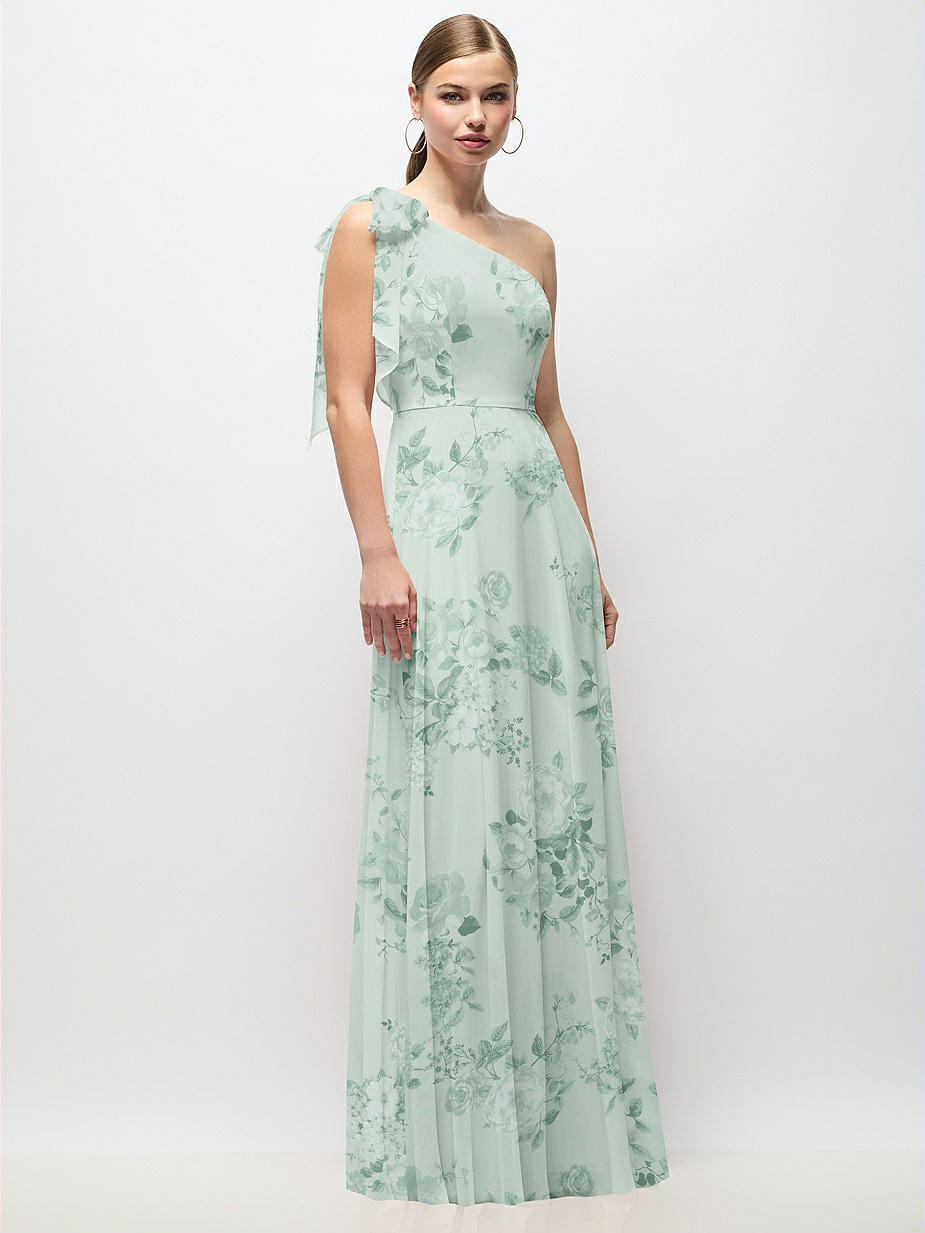 mint green floral bridesmaid dress Verdant Wilds, Green Floral Floral Bridesmaid Dresses