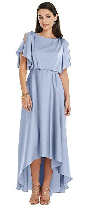 Blue High Low Bridesmaid Dresses | The ...