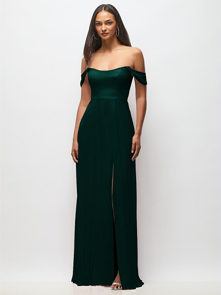 natural waist bridesmaid dresses Amsale Long Bridesmaid Dress Chloe Amethyst