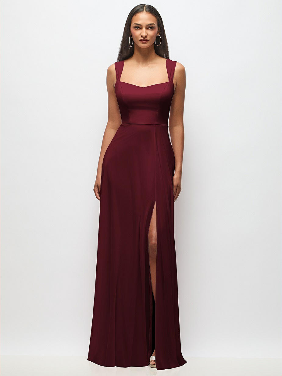 open lace back dress BCBG MaxAzria Red Strapless Sweetheart Maxi Dress main image 0