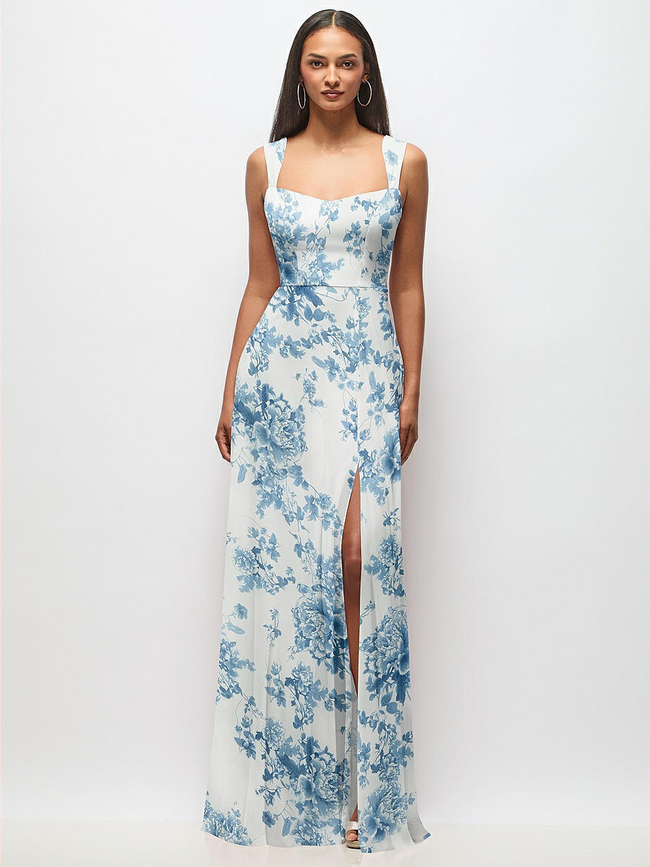 sachin and babi light blue dress 35 Plus-Size Bridesmaid Dress Picks for Every Budget and Style
