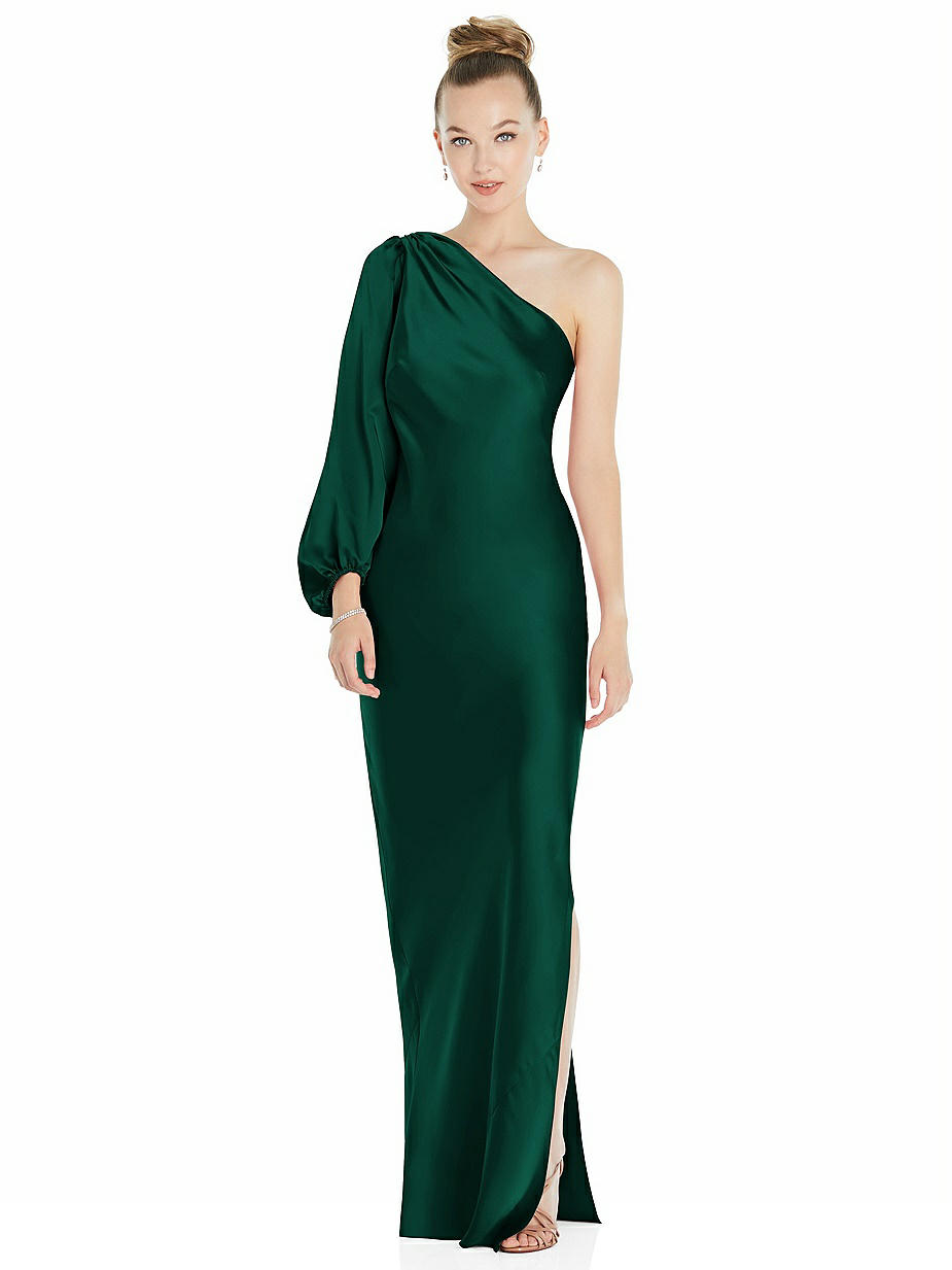 Green Sleeves Bridesmaid Dresses
