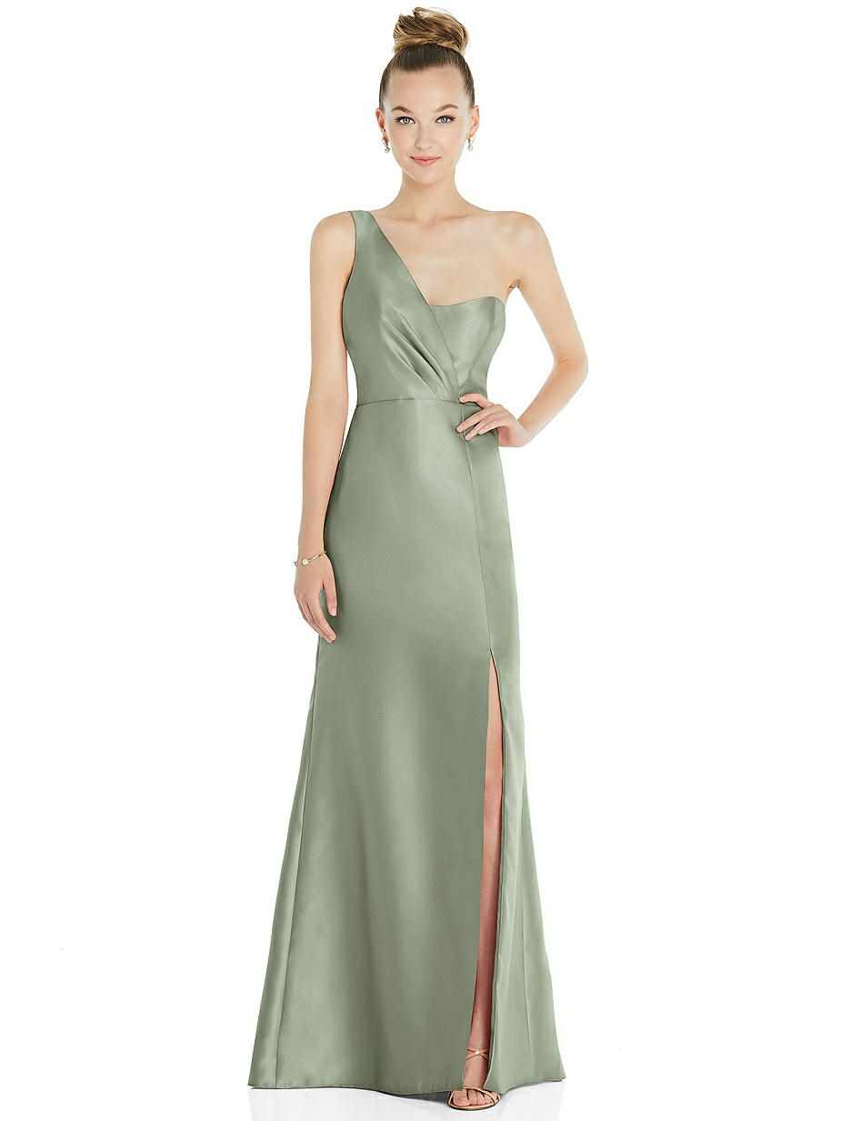 green swim dress High Neck Ruched Swim Dresses For Women – Shekini