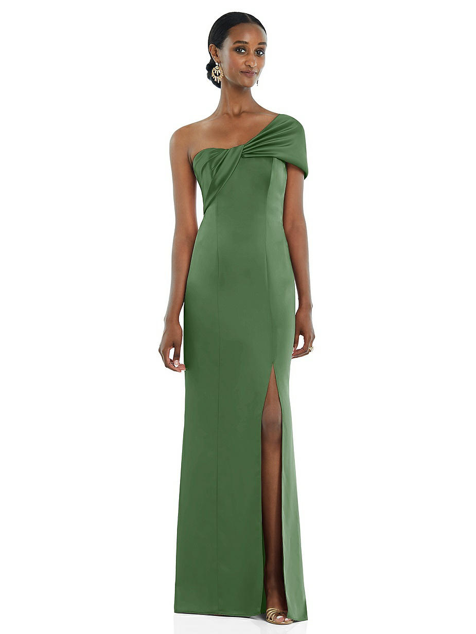 green emerald velvet dress Eva Size M 3329 Hunter Green Bridesmaid Dress – Bridal Sense main image 1