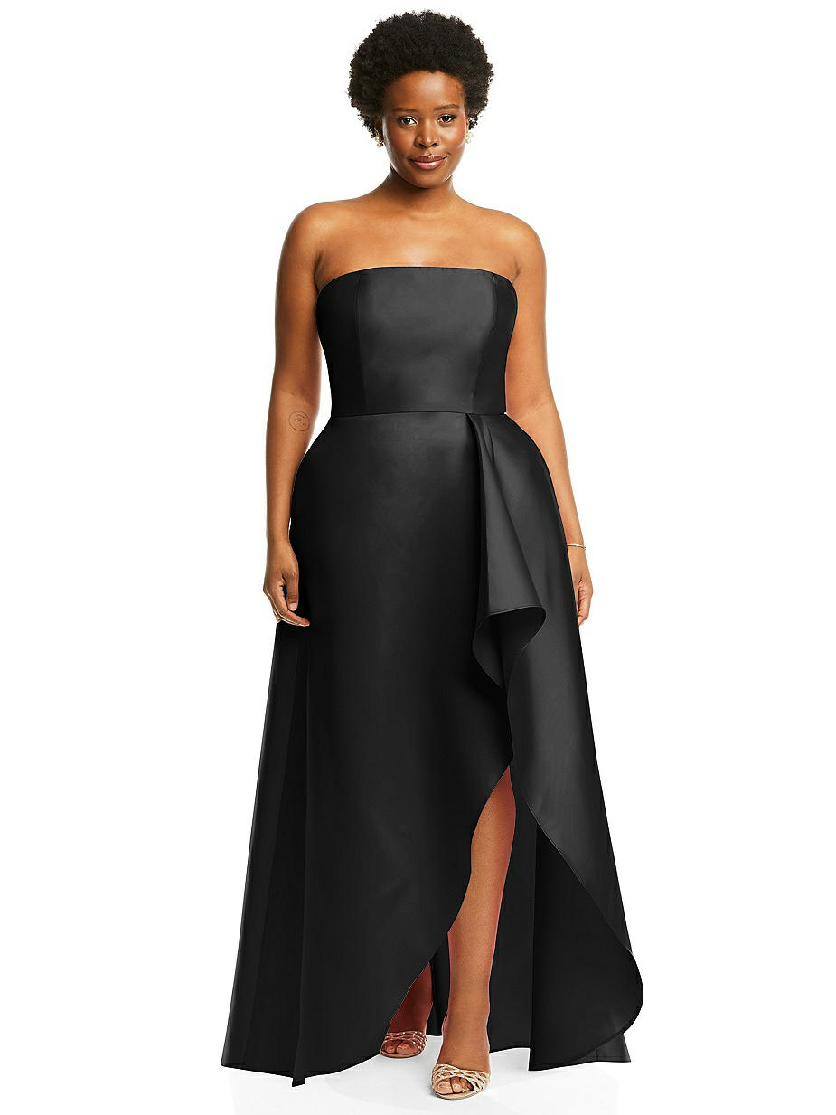 blue dress for baby girl Halter Custom Chiffon Long Black Bridesmaid Dresses,MBD105