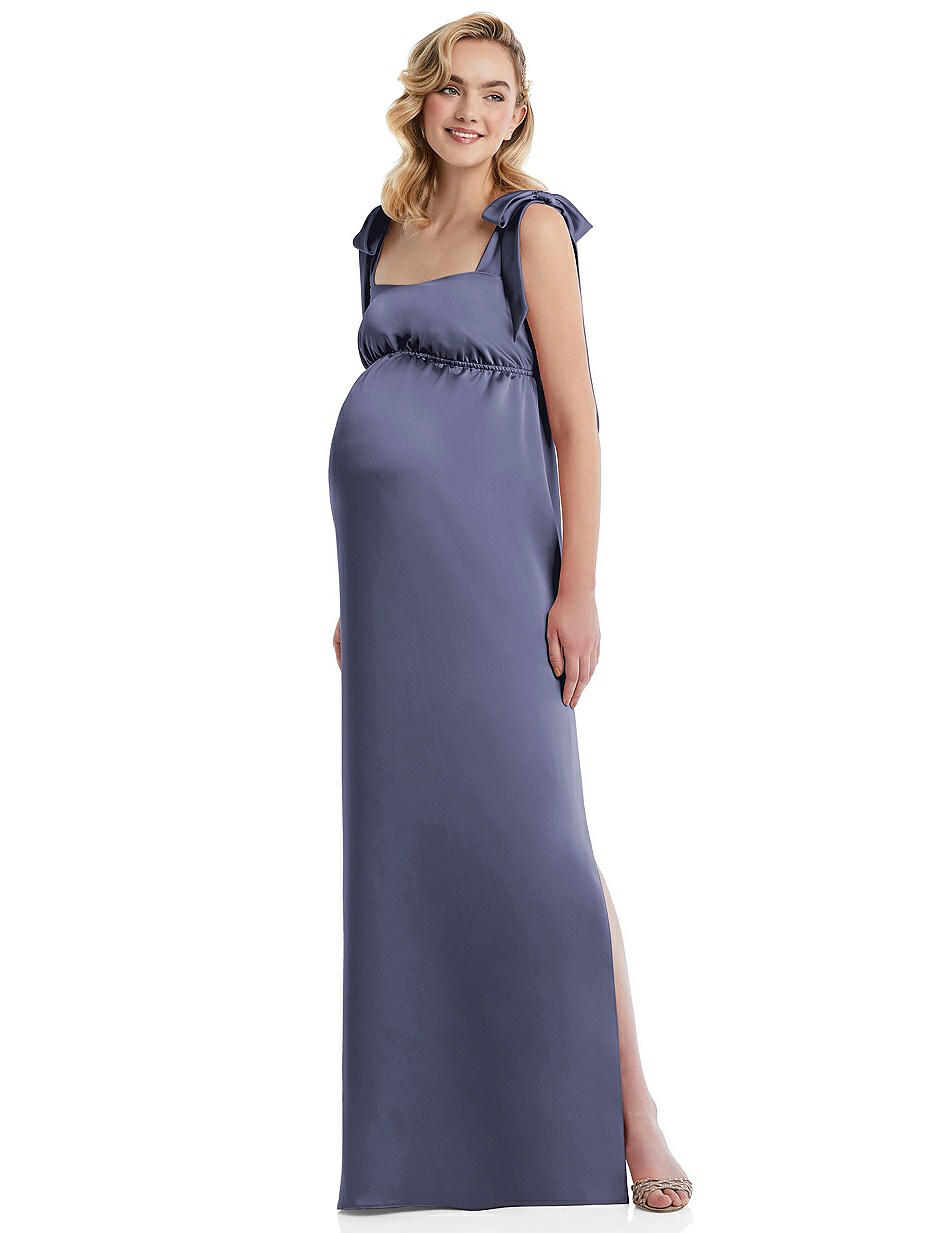 Blue Maternity Bridesmaid Dresses