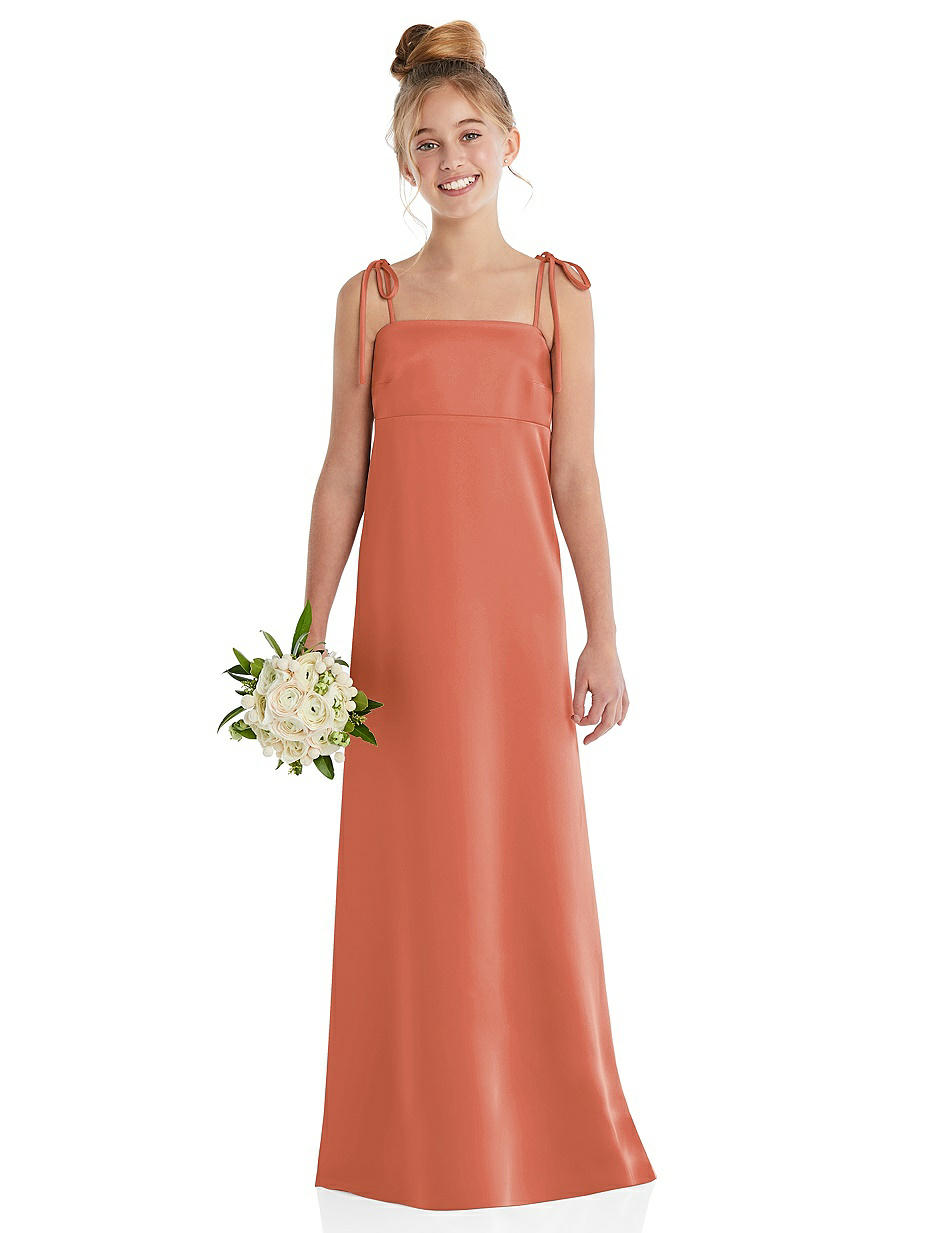 Orange Junior Bridesmaid Dresses