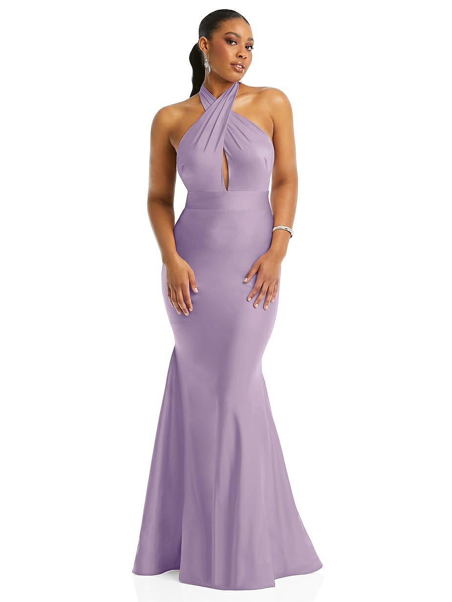 Purple Trumpet & Mermaid Bridesmaid Dresses