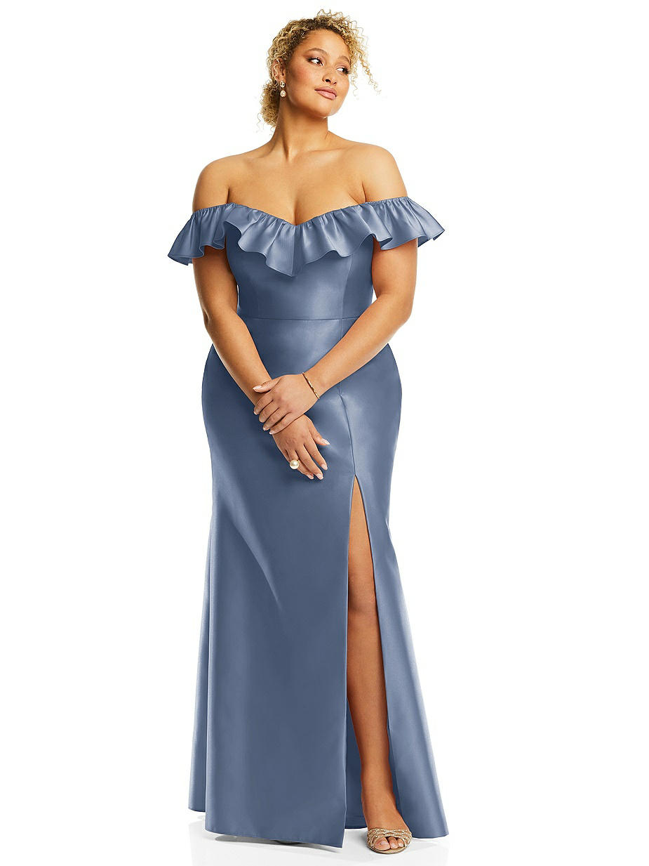 cap sleeve light blue dress Blue Embellished High Neck Cap Sleeve A Line Dress main image 0