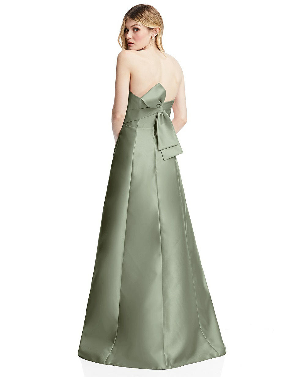 slim fit dress slacks Heavy Hearted Satin Maxi Dress main image 1