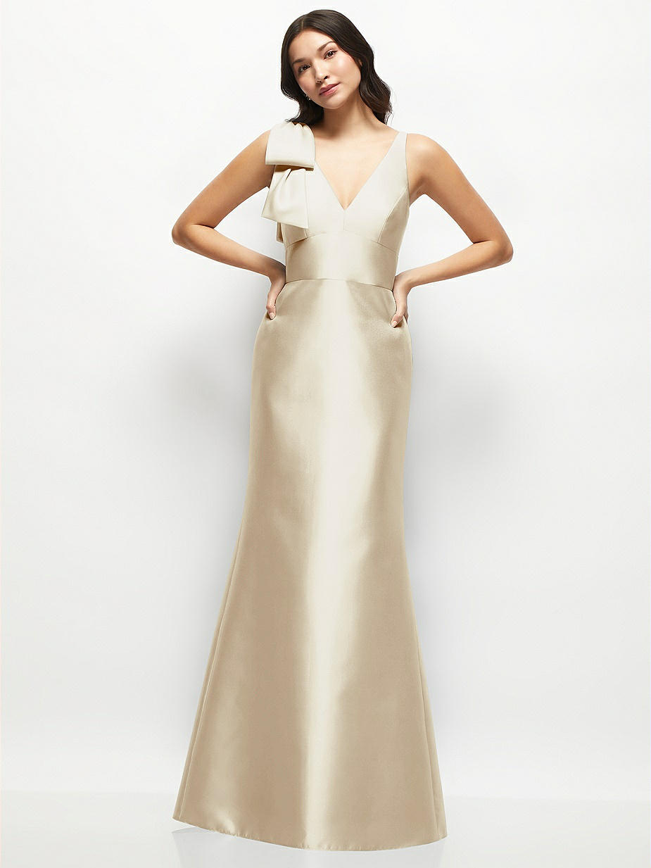 Neutral Alfred Sung Bridesmaid Dresses