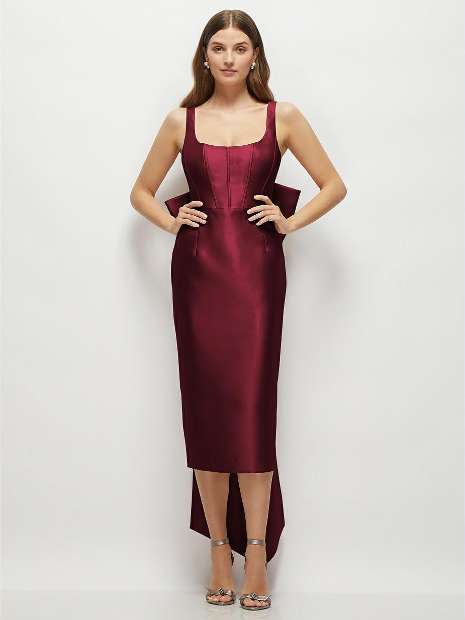 Red Midi Bridesmaid Dresses Red Midi Bridesmaid Dresses