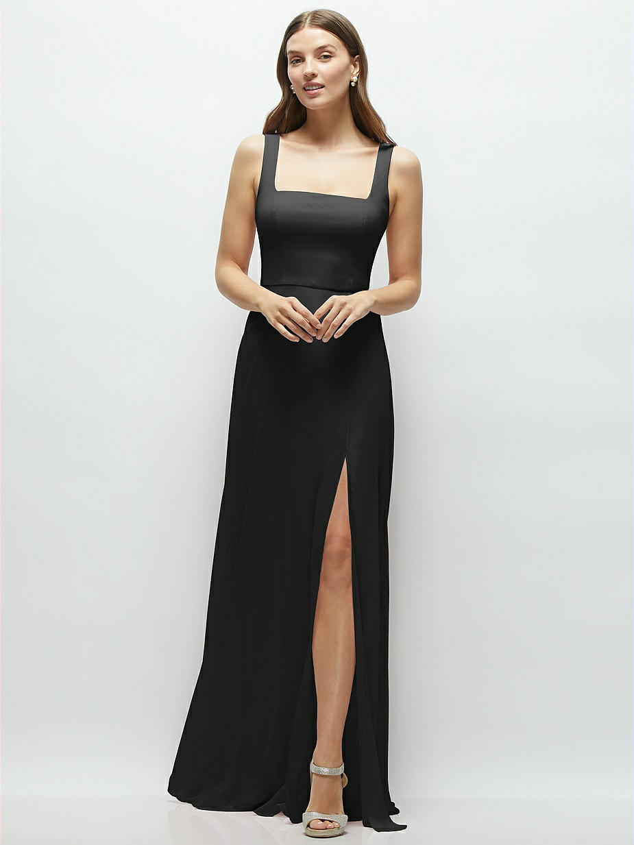 green emerald velvet dress Square Neck Sequin A Line Dress | A-Line Dress main image 0