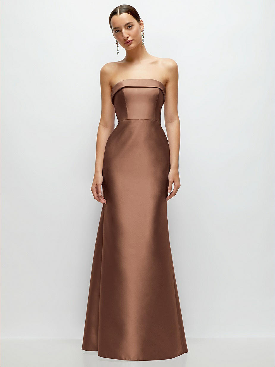 Brown Strapless Bridesmaid Dresses Brown Strapless Bridesmaid Dresses