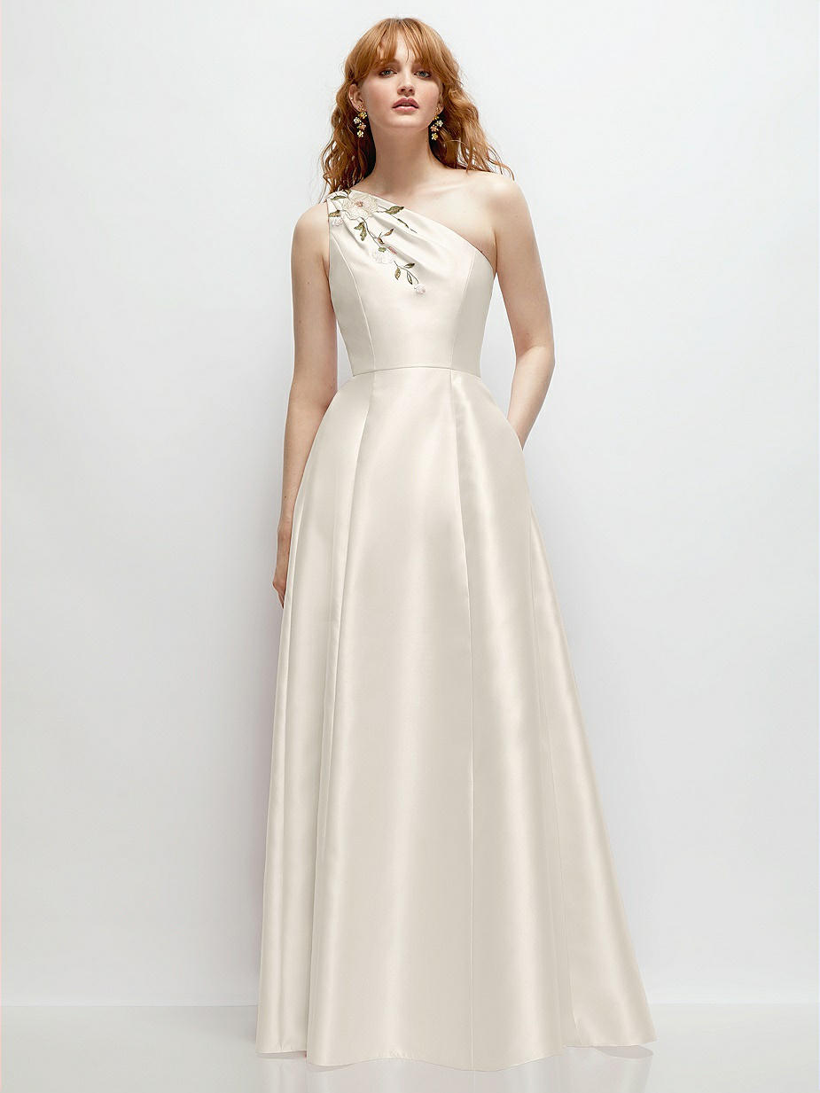Ivory One Shoulder Bridesmaid Dresses Ivory One Shoulder Bridesmaid Dresses