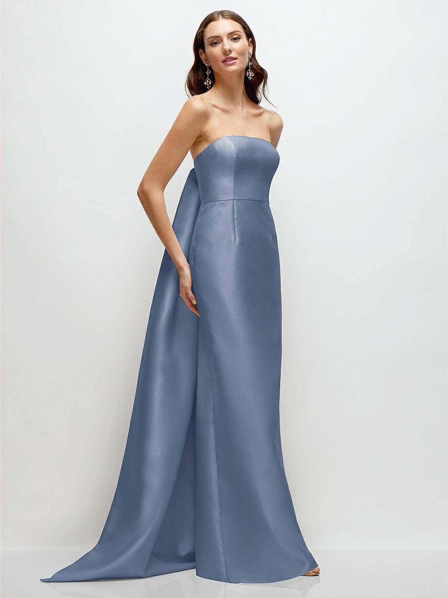 Alfred Sung Larkspur Blue Bridesmaid Dresses