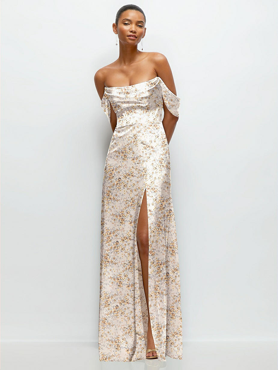 green emerald velvet dress ‘My Golden Hour’ Dress Gold / Small main image 0