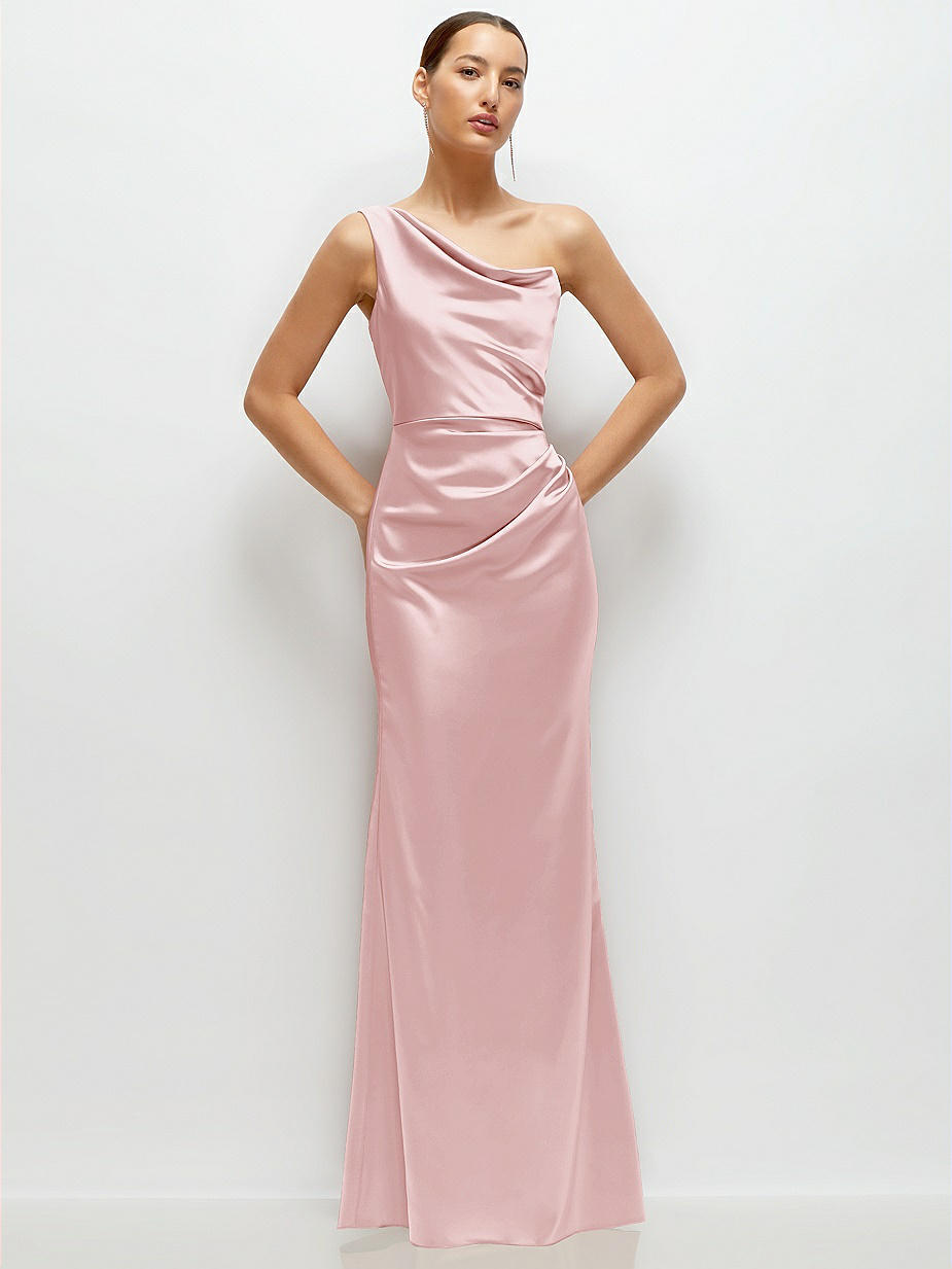 sachin and babi light blue dress Dusty Rose Bridesmaid Dresses