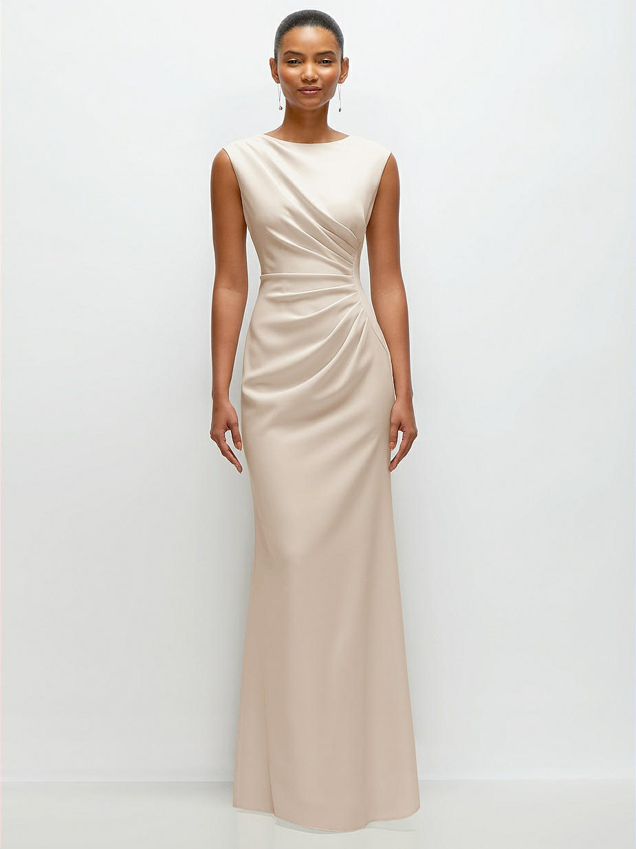 dessy high neck bridesmaid dress Dessy Collection 3123