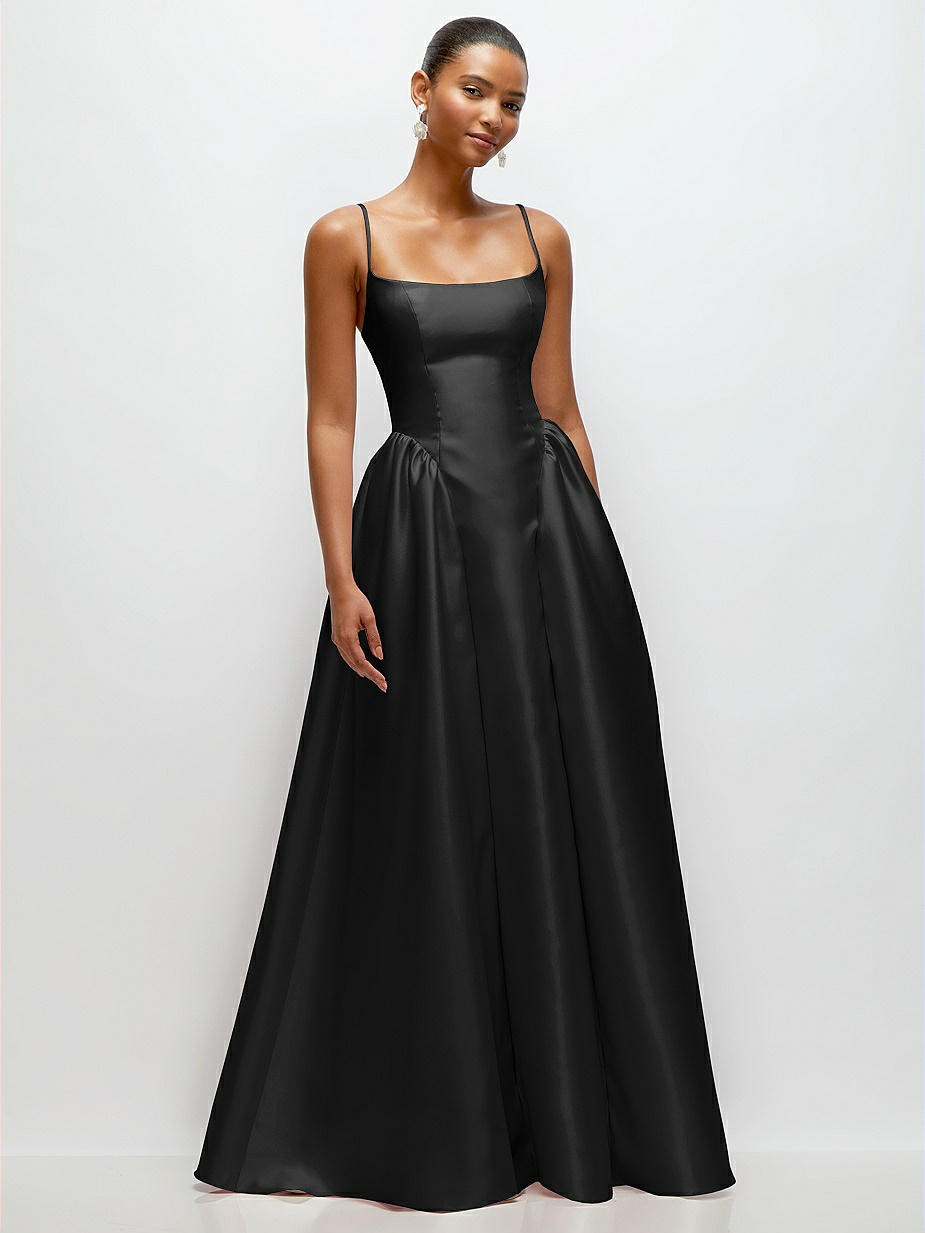 wedding party with black bridesmaid dresses Black Sequin Bridesmaid Dress Sweetheart Halter Mismatched Wedding Party  Dress