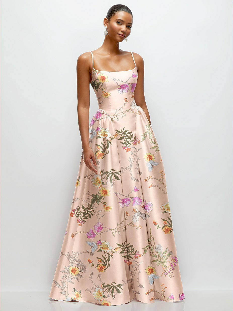Butterfly Botanica Pink Sand Floral Bridesmaid Dresses Butterfly Botanica Pink Sand Floral Bridesmaid Dresses