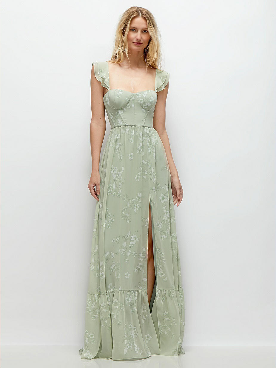 slim fit dress slacks Simple Dark Green Velvet Mismatched Long Custom Bridesmaid Dresses , BN1186 main image 1