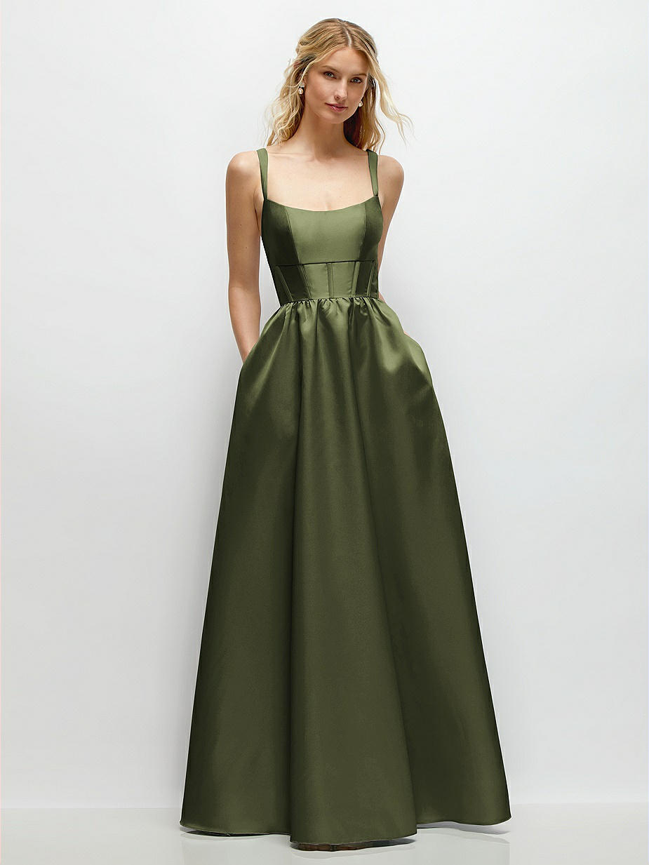 Olive Green Ready-To-Ship Bridesmaid Dresses