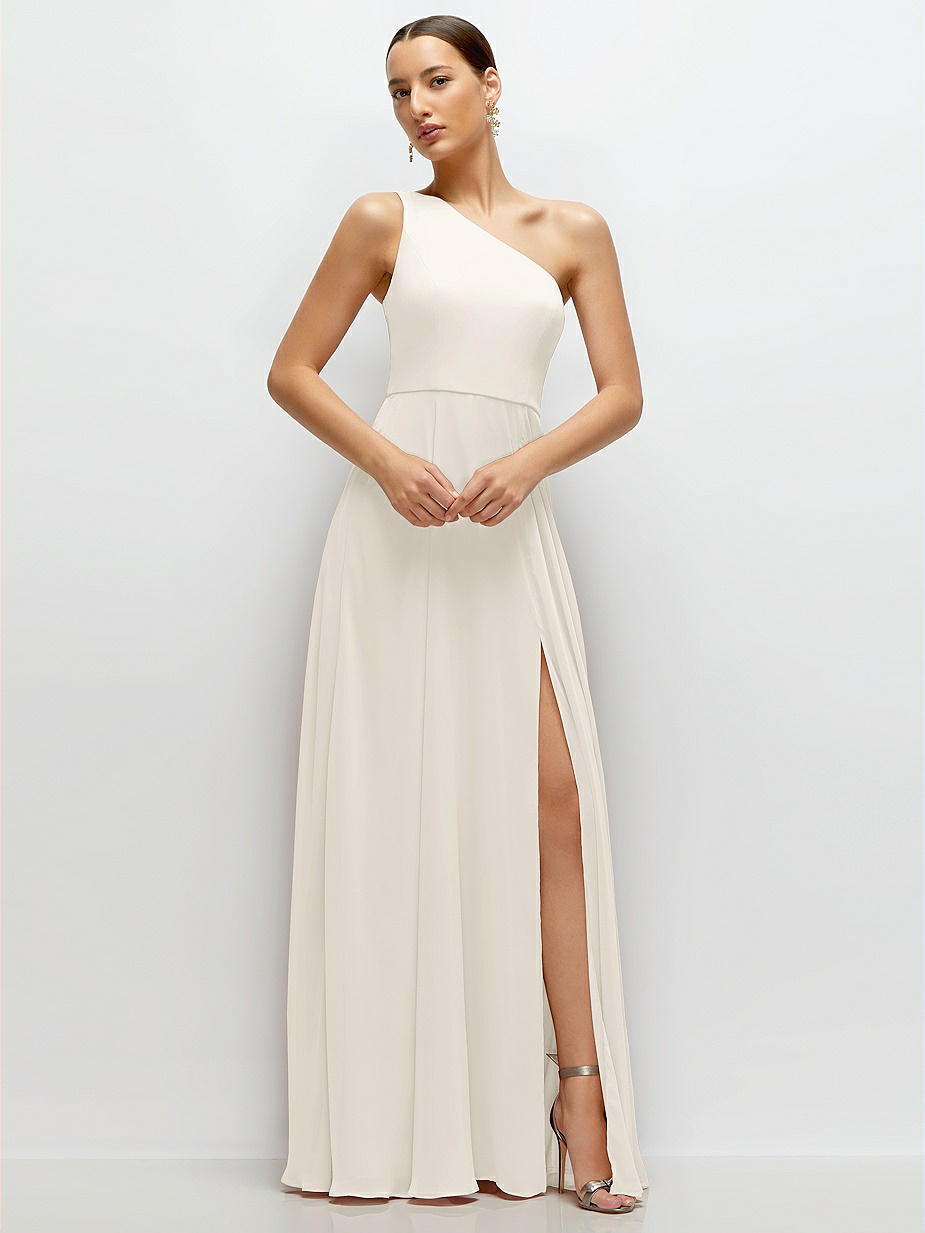 Ivory One Shoulder Bridesmaid Dresses
