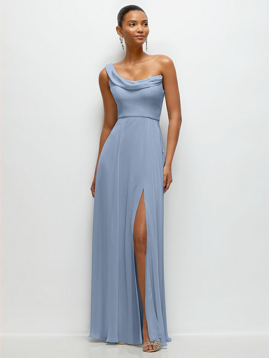 dessy one shoulder dress One Shoulder Bridesmaid Dresses