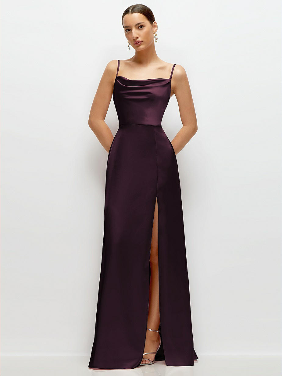 purple fitted bridesmaid dresses The Color Purple Returns Friday! Arya: Moderate Stretch High Shine! Improved fit for a little more room in the bust and waist Sasha: High Stretch Moderate Shine! Favorite Gown of 2023,