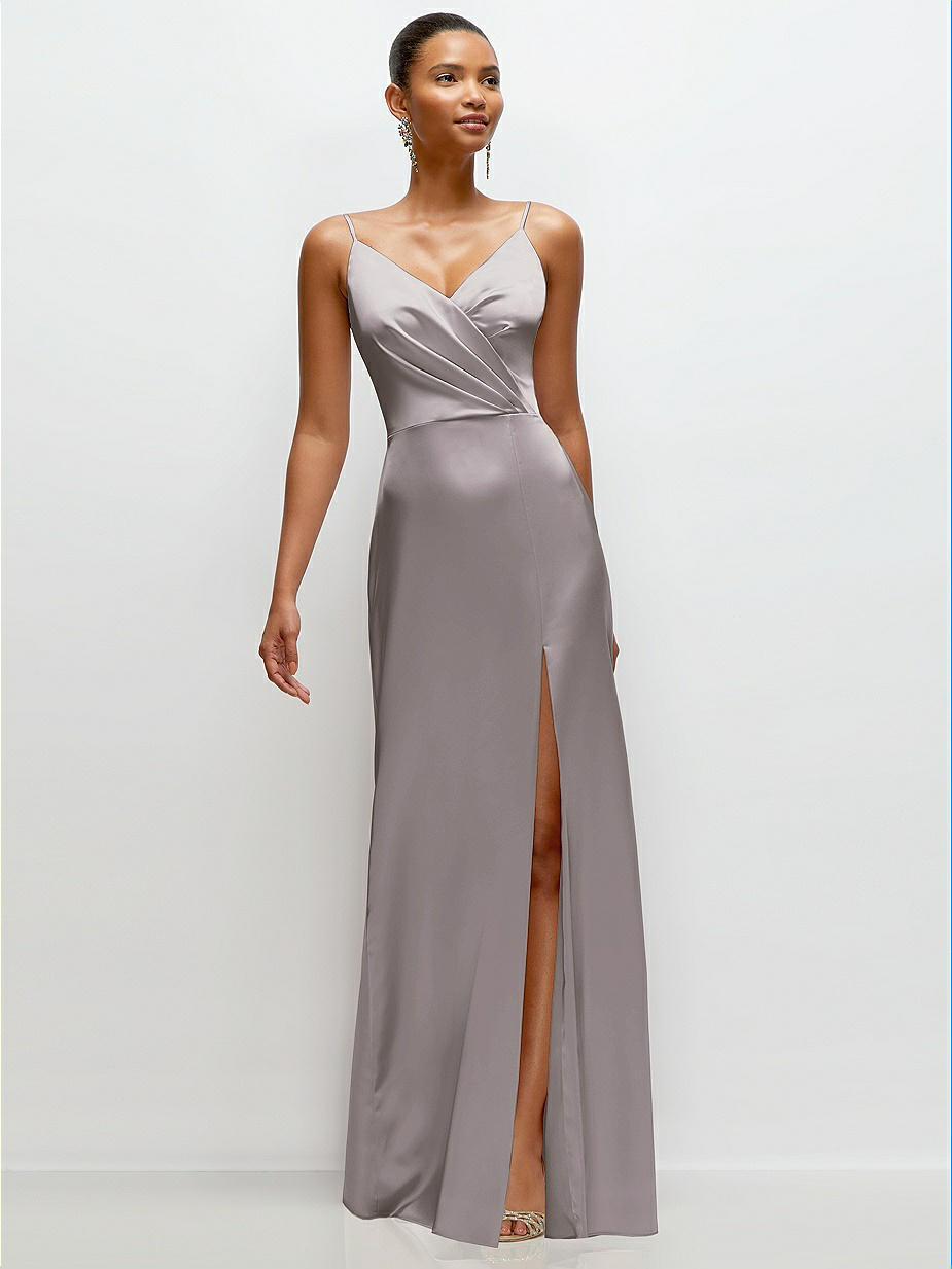 blue dress for baby girl Boho Silver Grey Sequins Casual Long Country Style Bridesmaid Dresses main image 0