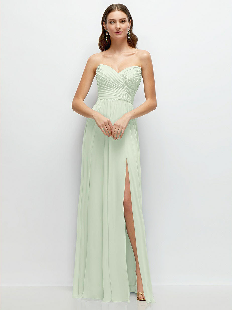 mint green strapless bridesmaid dresses Mint Green Strapless Bridesmaid Dresses