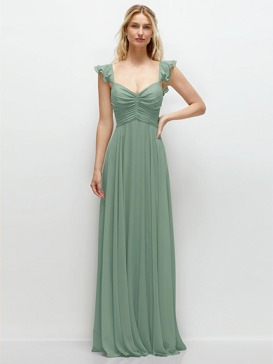 seagrass bridesmaid dresses Stassi Chiffon Bridesmaid Dress