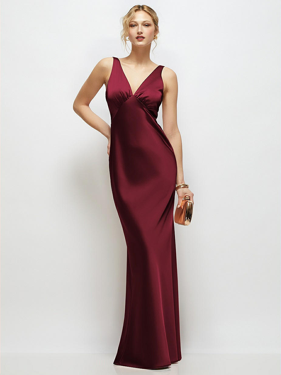 stretch charmeuse bridesmaid dresses Hannah Bridesmaid Dress – Bridal and Formal