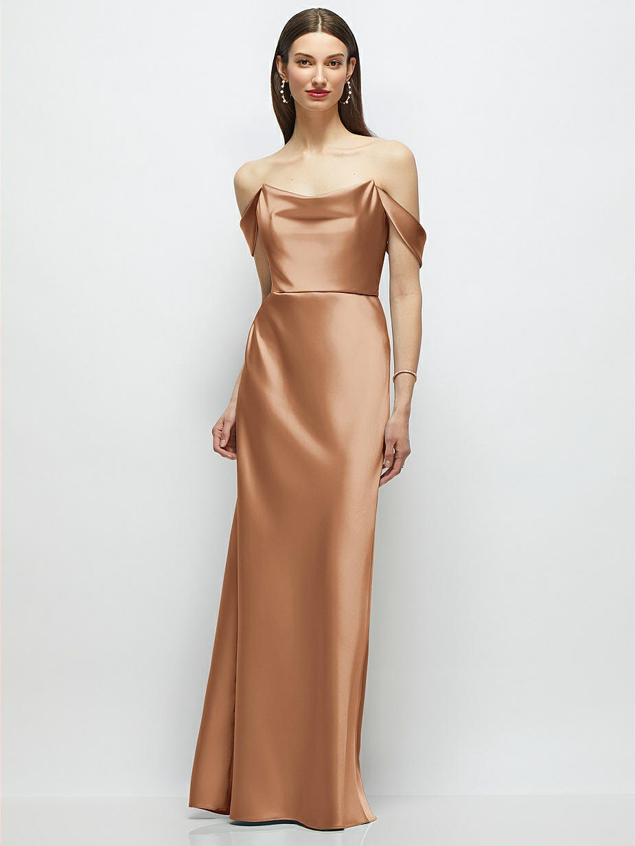 white christmas dresses Salome | Chocolate Brown Twisted Asymmetric Midi Dress
