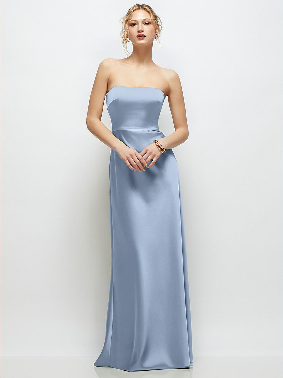 Dusty Blue Bridesmaid Dresses | Cloudy Blue Dresses by Dessy Dusty Blue Bridesmaid Dresses | Cloudy Blue Dresses by Dessy