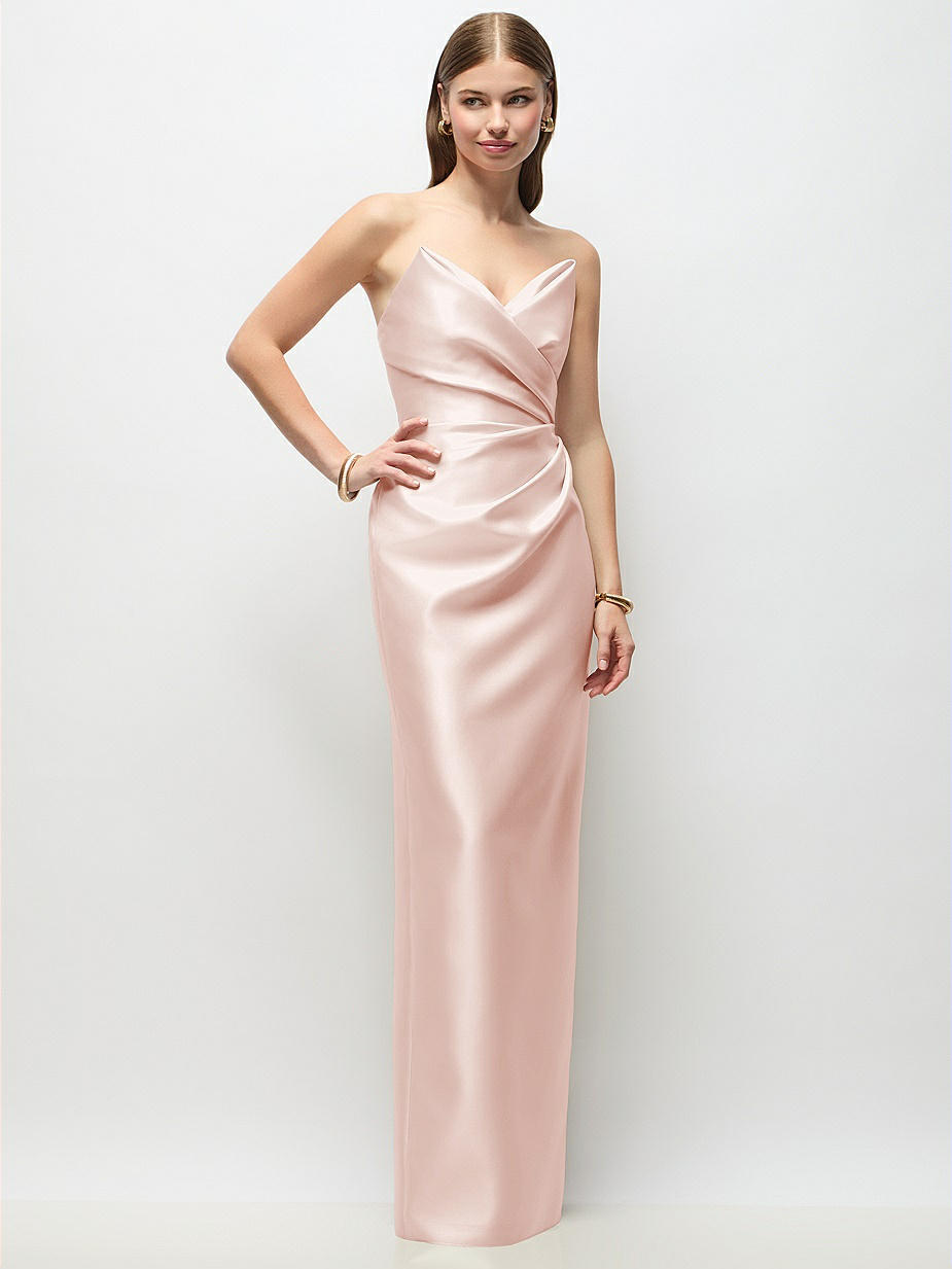 Alfred Sung Blush V-Neck Bridesmaid Dresses Alfred Sung Blush V-Neck Bridesmaid Dresses
