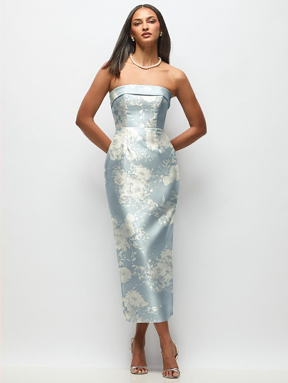 Porcelain Blue Seraphina Floral Bridesmaid Dresses