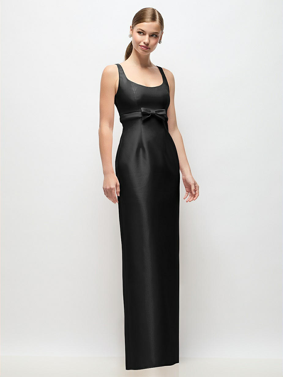 slim fit dress slacks Womens Curvy Black Empire Waist V Neck Maxi Dress – Black Clothing Group