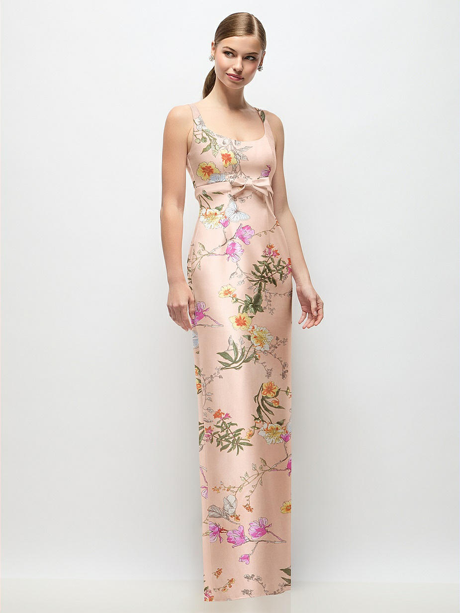 Alfred Sung Butterfly Botanica Pink Sand Low Back Bridesmaid Dresses Alfred Sung Butterfly Botanica Pink Sand Low Back Bridesmaid Dresses